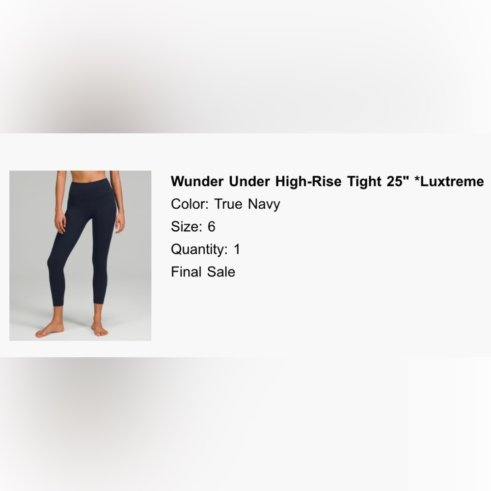 Wunder Under High-Rise Tight 25" *Luxtreme